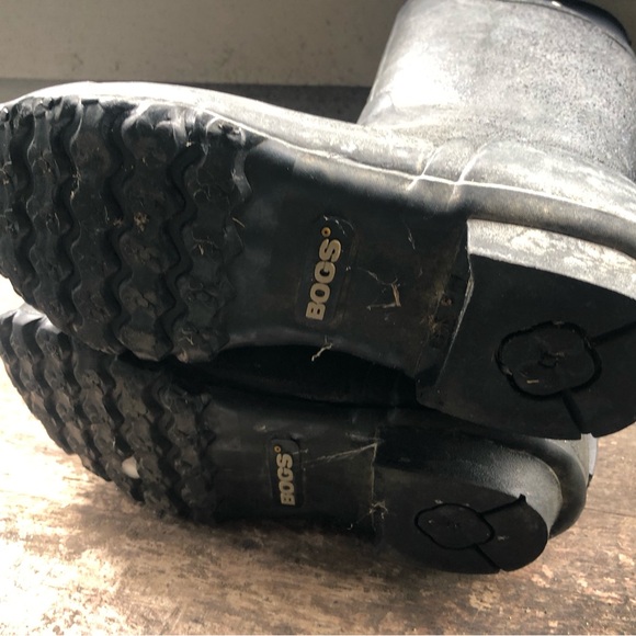 Bogs Neo-Tech Tall Black Boots Waterproof Kettering Rain -15 degree Boots Sz W9 - Picture 10 of 11